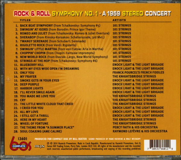 3. Bild von Various: Rock & Roll Symphony No. 1 - A 1959 Stereo Concert (CD)