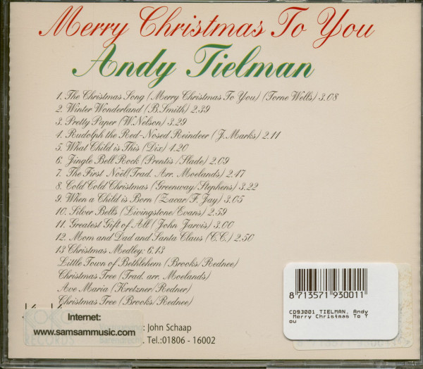 Merry Christmas To You (CD)