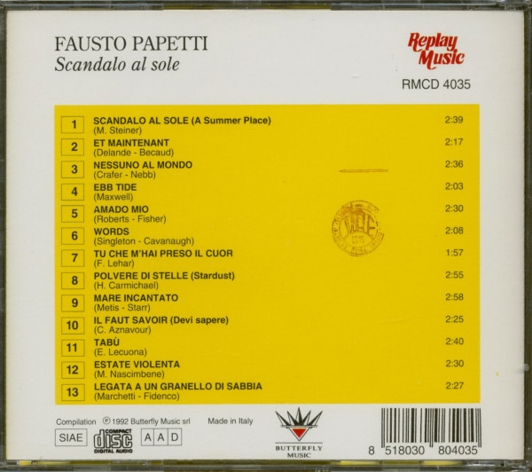 Scandalo Al Sole (CD)