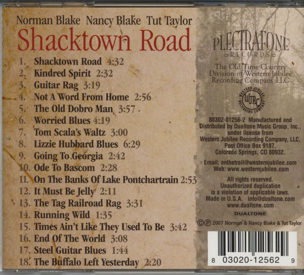 Shacktown Road (CD)