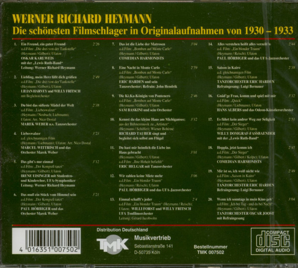 3. Bild von Various: Wenn ich Sonntags in mein Kino geh' (CD)