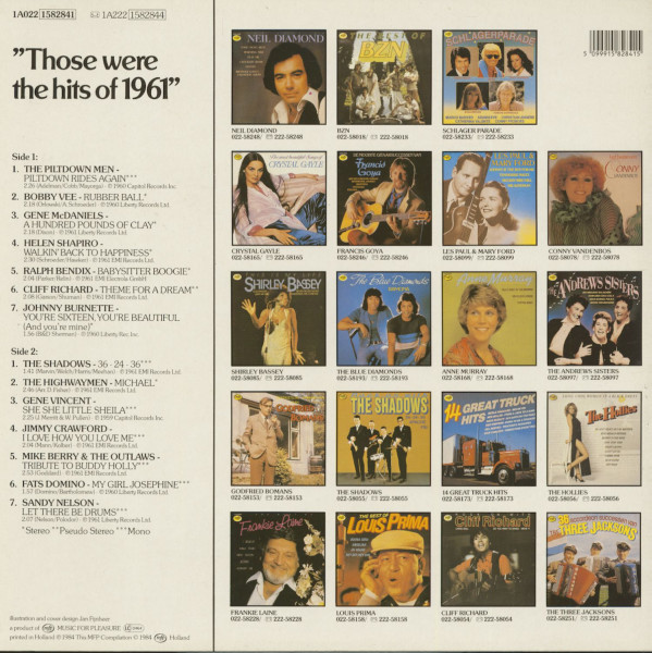 Those Were The Hits Of 1961 (LP)