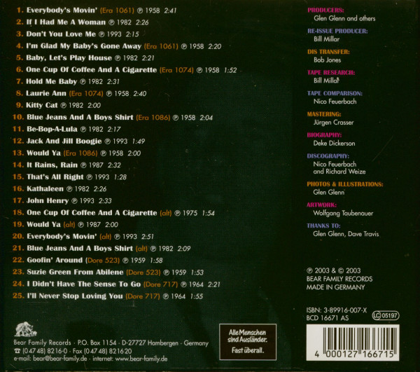 Glen Rocks (CD, autographed, Ltd.)