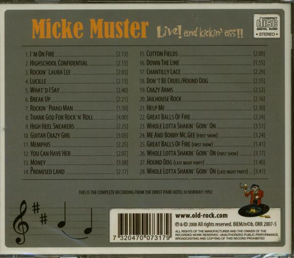 Live! And Kickin' Ass! (CD)