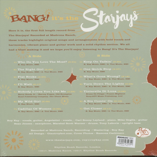 Bang - It's The Starjays (LP)