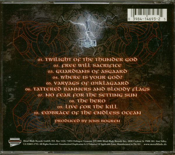 Twilight Of The Thunder God (CD)