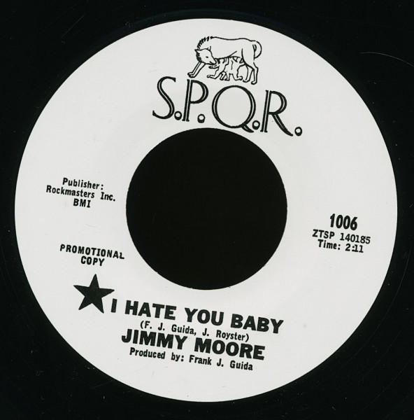 I Hate You Baby - Church Street Sally (7inch, 45rpm) I Hate You Baby - Church Street Sally (7inch, 45rpm)