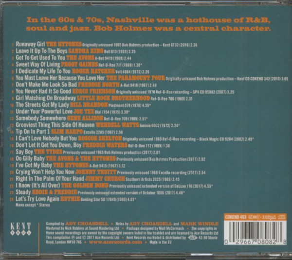 Bob Holmes' Nashville Soul (CD)