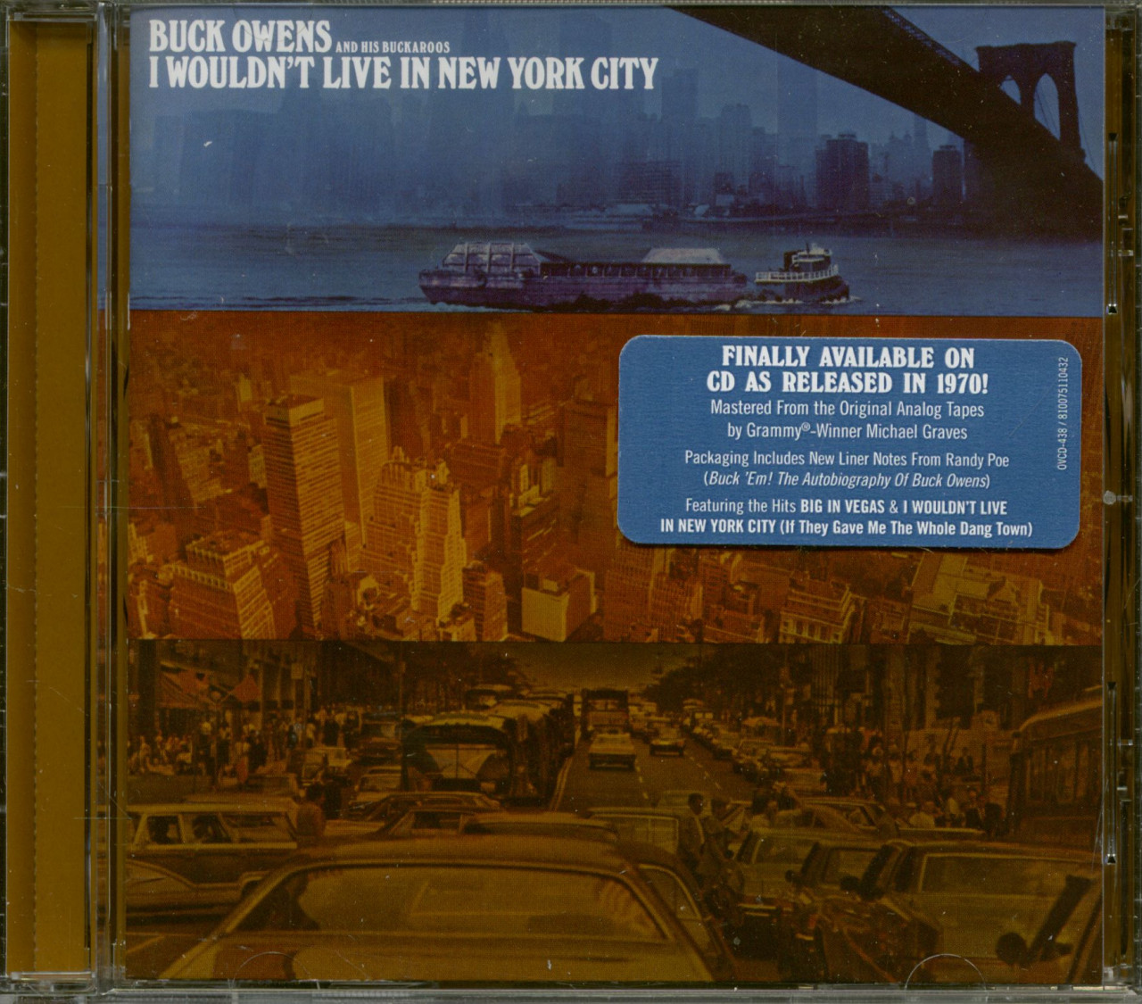 Buck Owens & The Buckaroos - I Wouldn't Live In New York City (CD)
