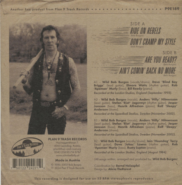 Ride On Rebels (7inch, 45rpm, EP)