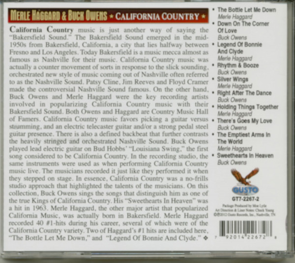 California Country (CD)