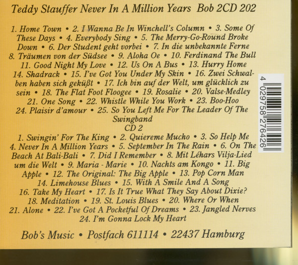 Never In A Million Years 1936-1939 (2-CD)