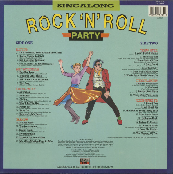 Singalong Rock 'N' Roll Party (LP)
