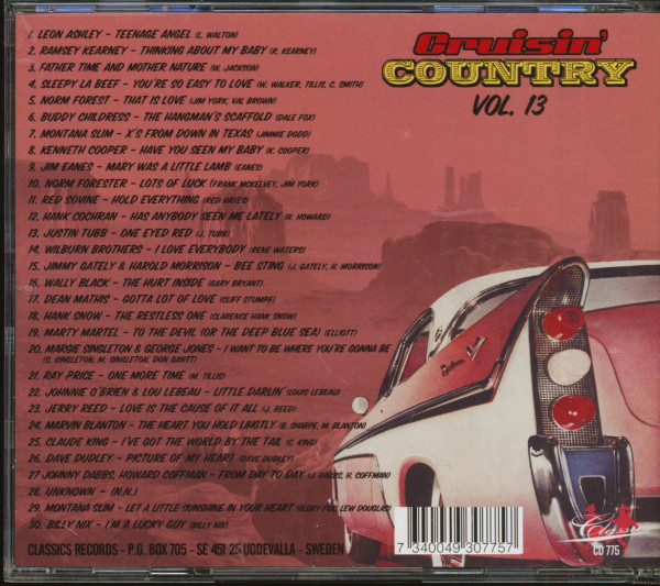 Cruisin' Country Vol.13 (CD)