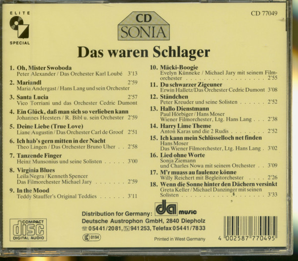 3. Bild von Various: Vol.3, Das waren Schlager