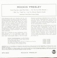 Vorschau: Rockin' Presley (Limited Edition) (Cream Vinyl) (7inch, EP, 45rpm) Vorschau: Rockin' Presley (Limited Edition) (Cream Vinyl) (7inch, EP, 45rpm)