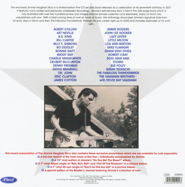 The Jimmie Vaughan Story (5-CD,1-LP,2-7inch,1 Book)