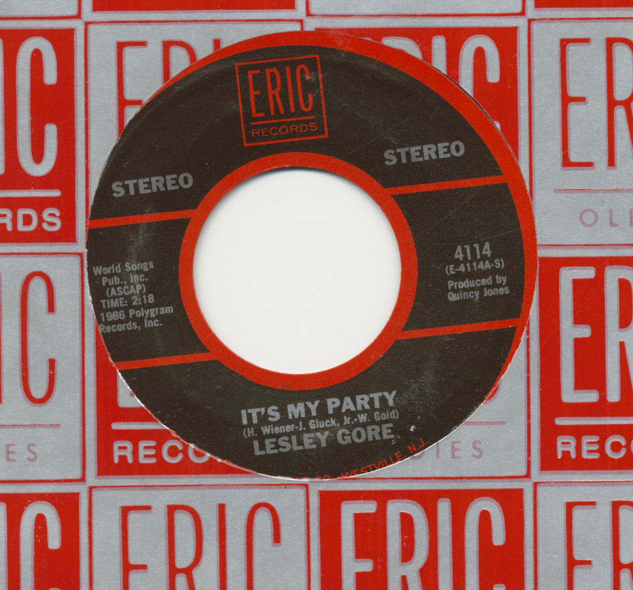 Lesley Gore - It's My Party - She's A Fool (7inch, 45rpm)