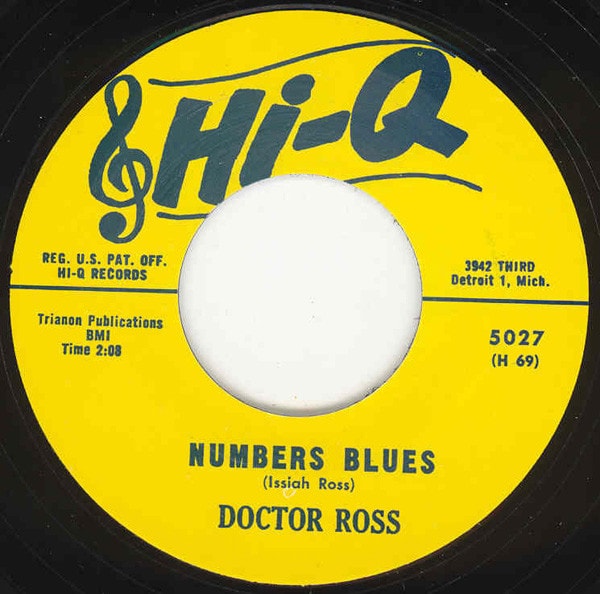 Numbers Blues b-w Cannonball 7inch, 45rpm