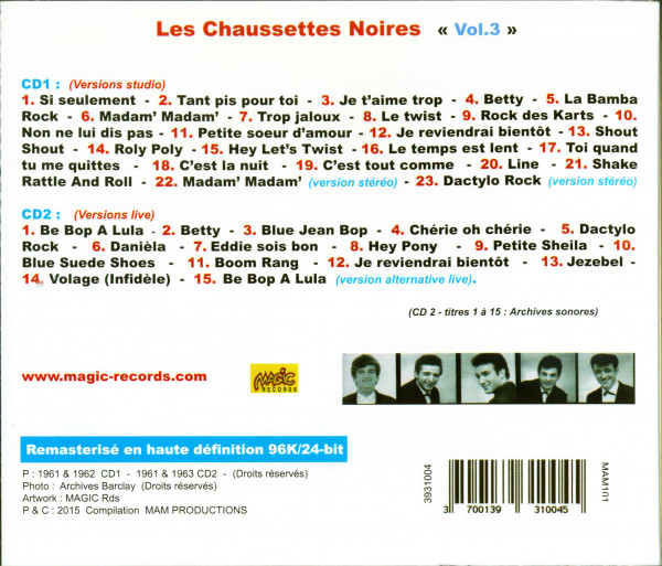 Les Chaussettes Noires Vol.3 (2-CD)