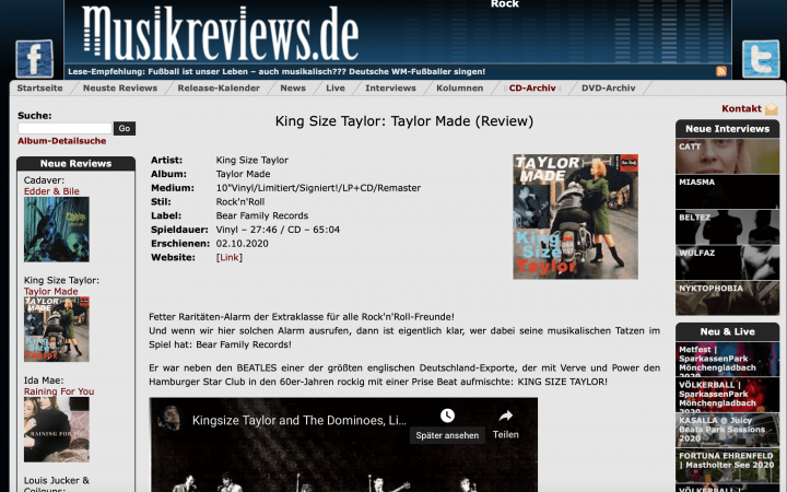 Press-Archive-King-Size-Taylor-Dr-Feelgood-Taylor-Made-LP-LP-10inch-musikreviews