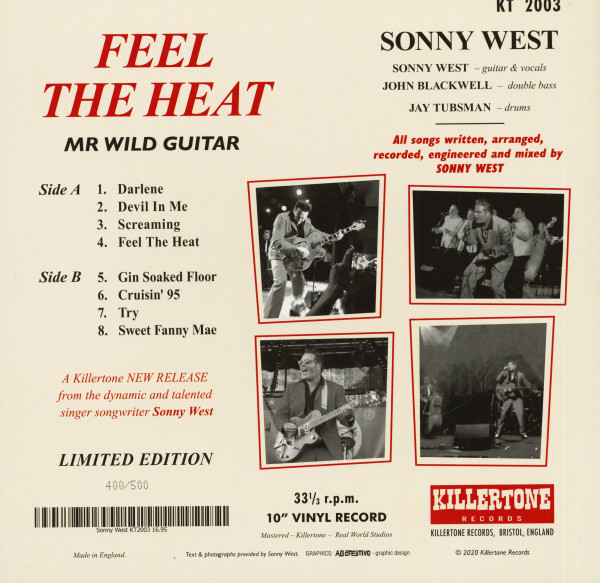 Feel The Heat (LP, 10inch, Picture Disc, Ltd. & Numbered)