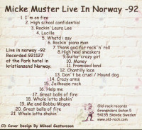Vorschau: Live In Norway -92 (CD) Vorschau: Live In Norway -92 (CD)