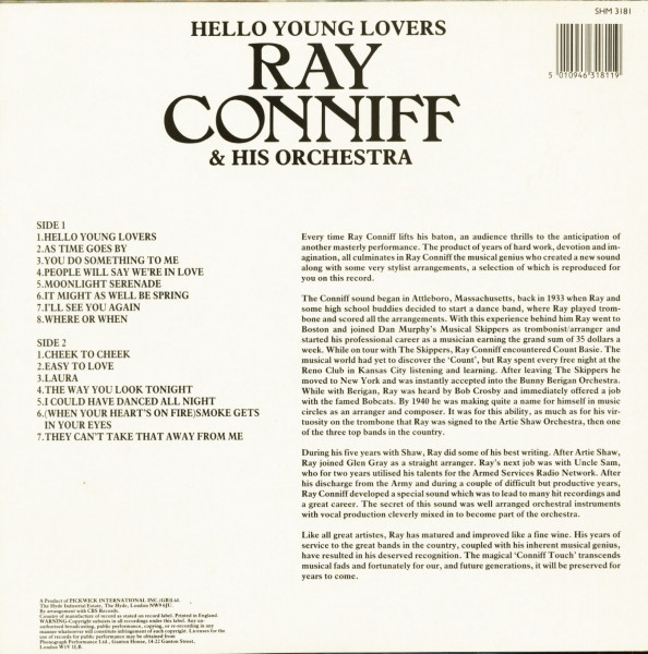 Hello Young Lovers (LP)