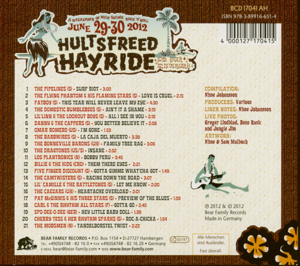 Hultsfreed Hayride - Rockabilly Weekender (CD)