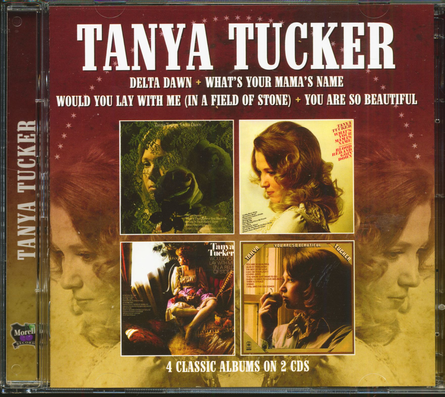 Tanya Tucker CD: Delta Dawn - 4 Classic Albums (2-CD) - Bear Family Records