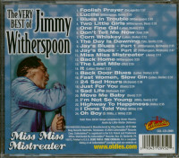 Vorschau: The Very Best Of Jimmy Witherspoon - Miss Miss Mistreater (CD) Vorschau: The Very Best Of Jimmy Witherspoon - Miss Miss Mistreater (CD)