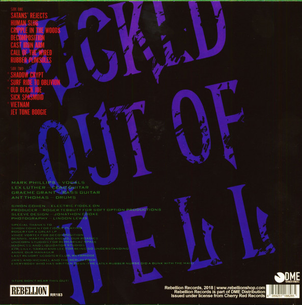 Kicked Out Of Hell (LP, Purple Vinyl)