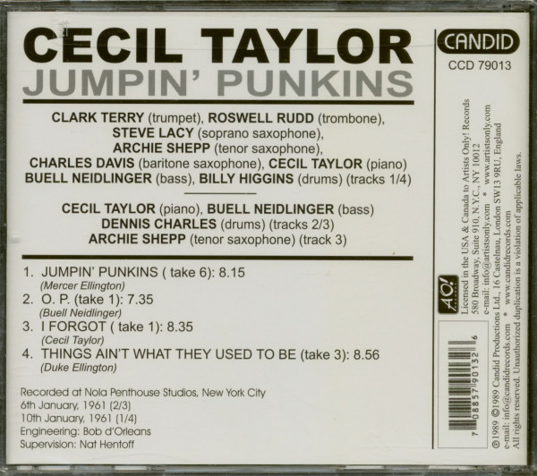3. Bild von Celic Taylor: Jumpin' Punkins (CD)