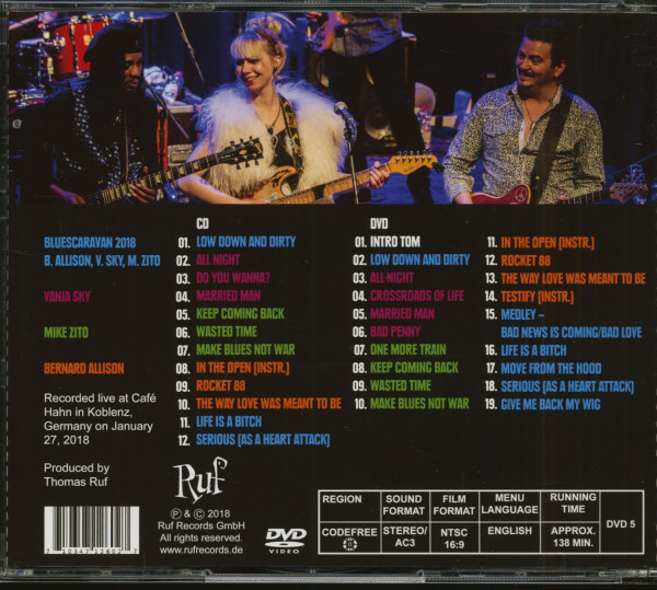 Blues Caravan 2018 (CD & DVD)