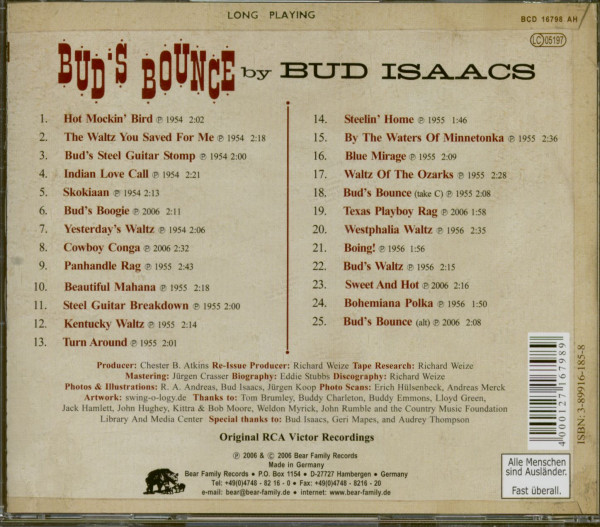 Bud's Bounce (CD)