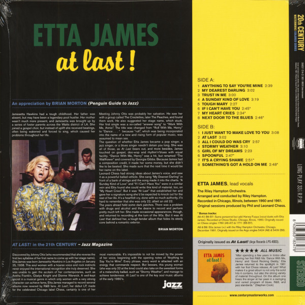 At Last! (LP, 180g Vinyl, Colored Vinyl, Ltd.)