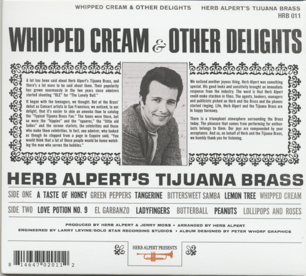 Whipped Cream & Other Delights (CD)