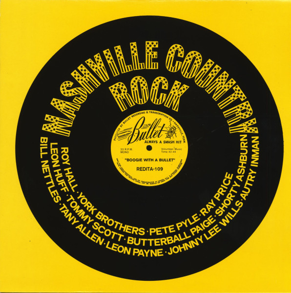 Nashville Country Rock Vol.1 - Boogie With A Bullet (LP) Nashville Country Rock Vol.1 - Boogie With A Bullet (LP)