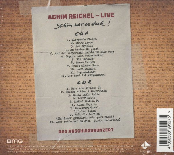 Schön war es doch - Das Abschiedskonzert (CD)