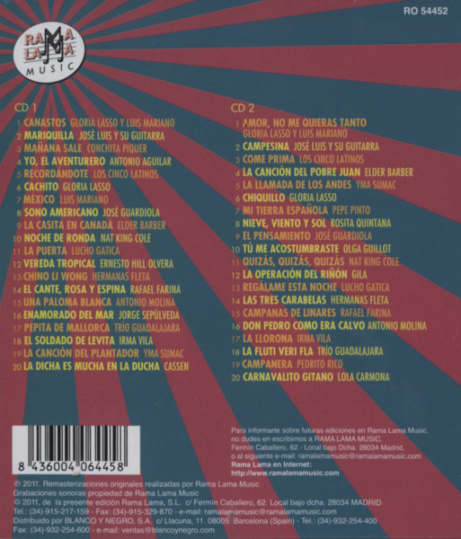 Los Números Uno Del Pop Espanol - 1958 (2-CD)