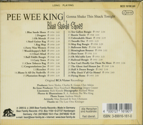 Blue Suede Shoes - Gonna Shake This Shack Tonight (CD)