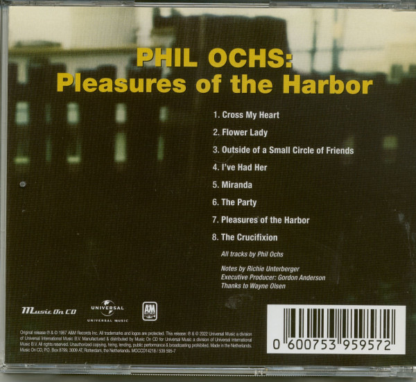 Pleasures Of The Harbor (CD)