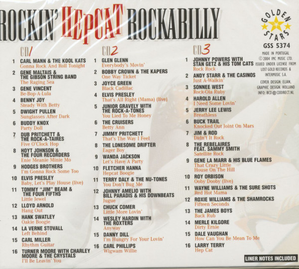Rockin' Hep Cat Rockabilly (3-CD)