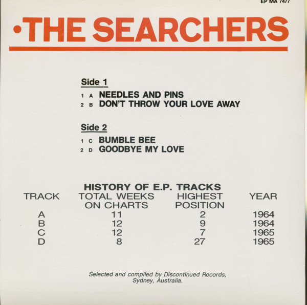 The Searchers (7inch, 45rpm, SC, EP)