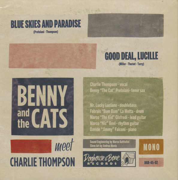 Benny & The Cats Meet Charlie Thompson (7inch, 45rpm, PS)