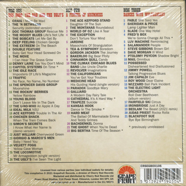 Once Upon A Time In The West Midlands - The Bostin’ Sounds Of Brumrock 1966-1974 (3-CD Box)