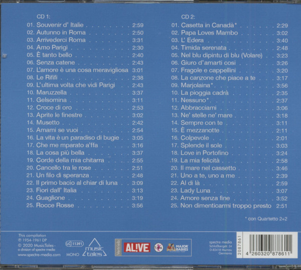 Souvenir D' Italie - 50 Große Erfolge (2-CD)