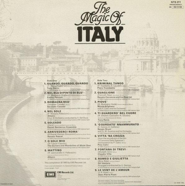 The Magic Of Italy (LP)