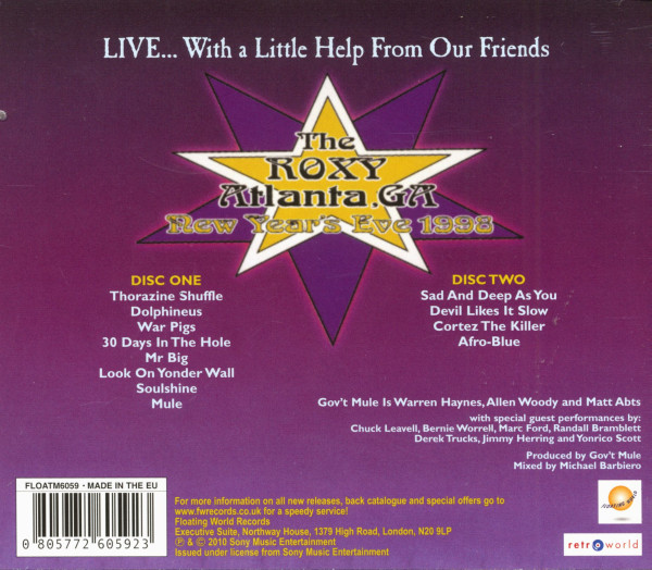 Live... With A Little Help From Our Friends (2-CD)
