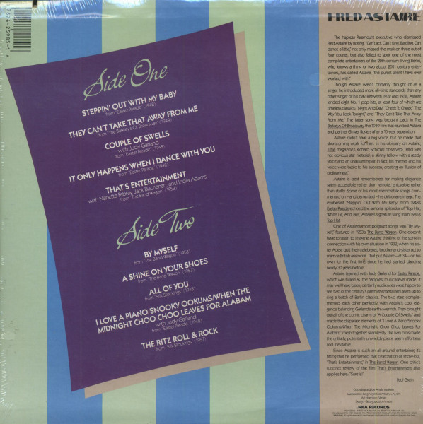 Best Of Fred Astaire (LP, Cut-Out)